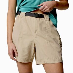 Columbia Women’s Sandy River Cargo Hiking Shorts with Mesh Pockets and Belt